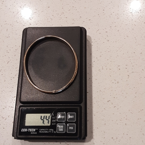 14k solid gold Bangle Bracelet - Picture 5 of 5